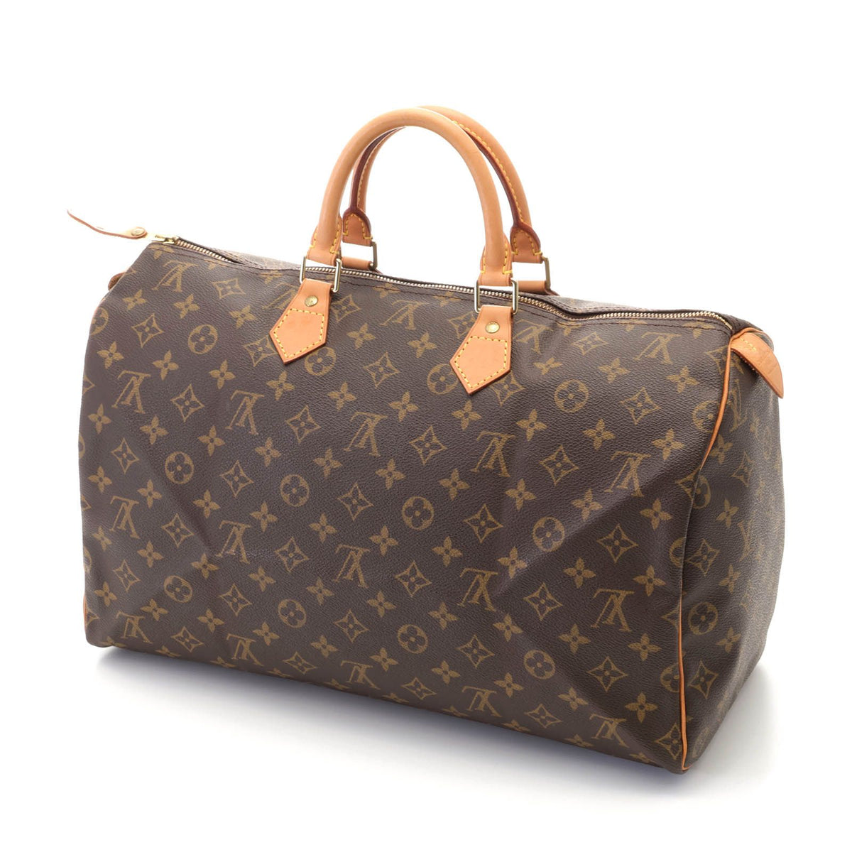 Louis Vuitton Speedy 40 Monogram Boston Bag Canvas Brown Boys' — view 2