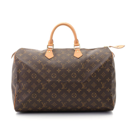 Louis Vuitton Speedy 40 Monogram Boston Bag Canvas Brown Boys'