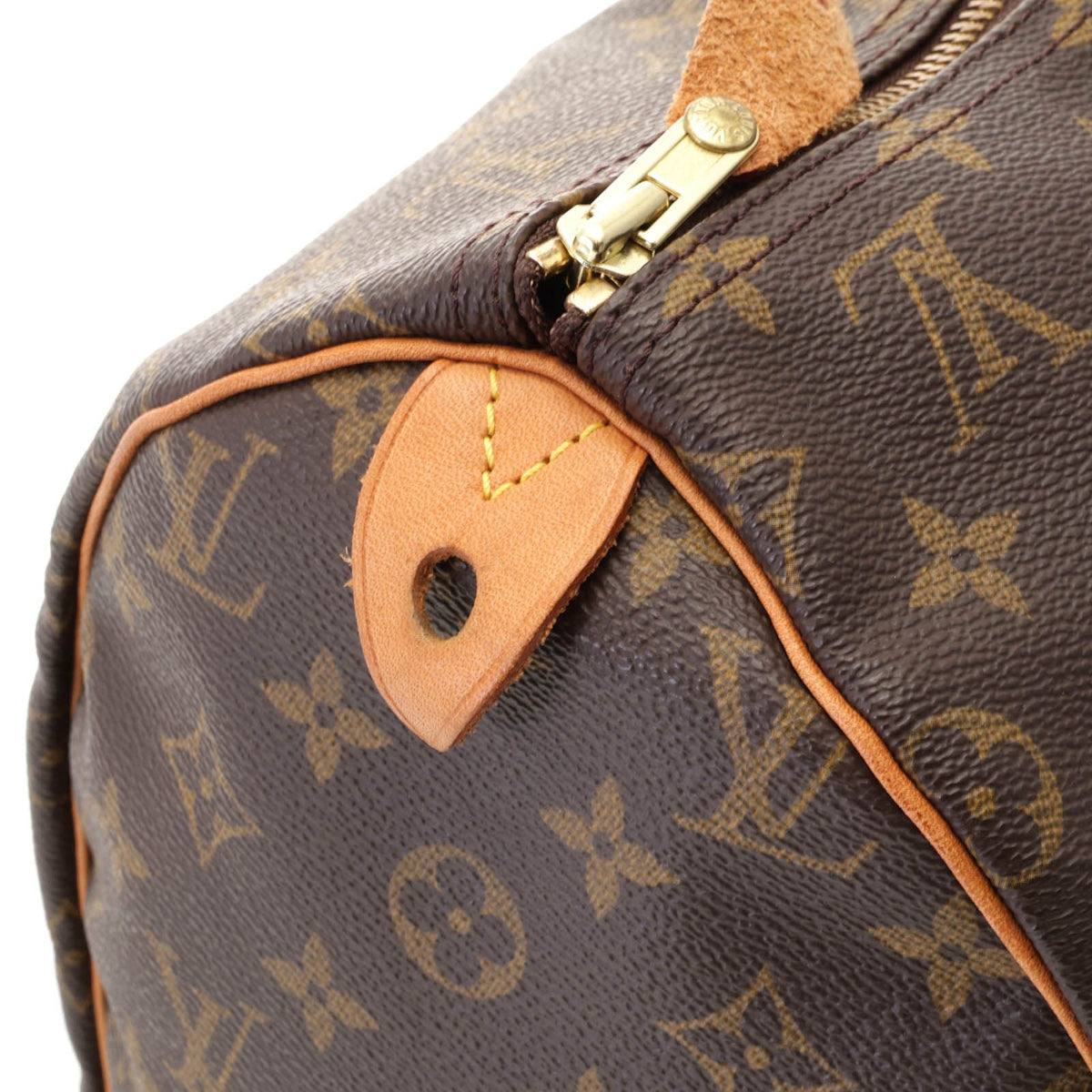 Louis Vuitton Speedy 40 Monogram Boston Bag Canvas Brown Boys' — view 7