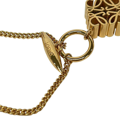 Loewe Necklace Anagram Pendant Gold — view 4