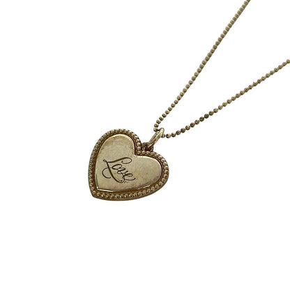 Tiffany & Co Necklace Milgrain Silver Heart