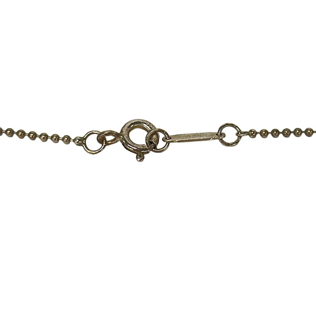 Tiffany & Co Necklace Milgrain Silver Heart — view 4