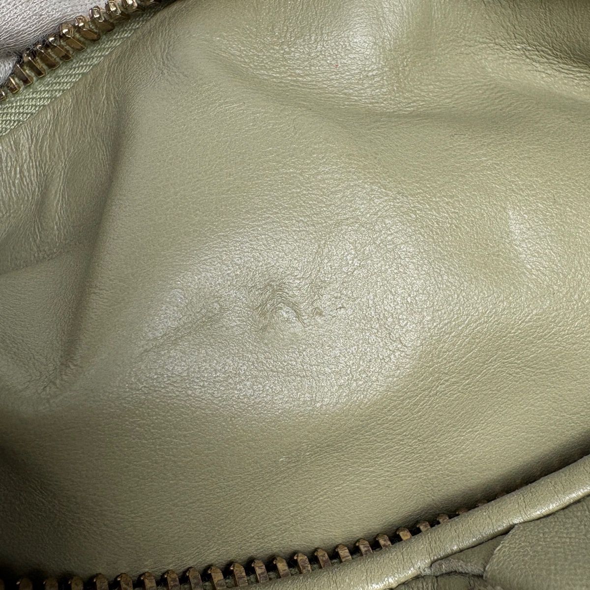 Bottega Veneta Intrecciato Handbag Hobo Leather Light Green — view 8