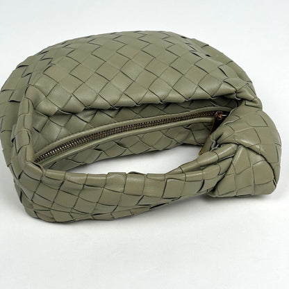 Bottega Veneta Intrecciato Handbag Hobo Leather Light Green — view 7