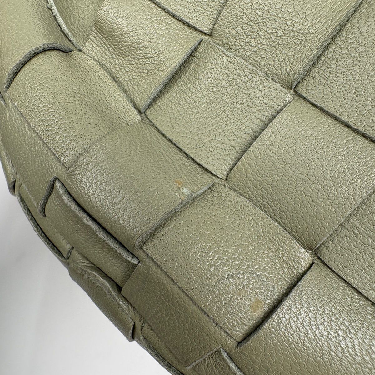 Bottega Veneta Intrecciato Handbag Hobo Leather Light Green — view 4