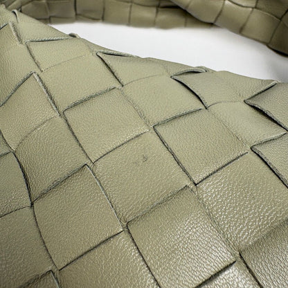 Bottega Veneta Intrecciato Handbag Hobo Leather Light Green — view 6