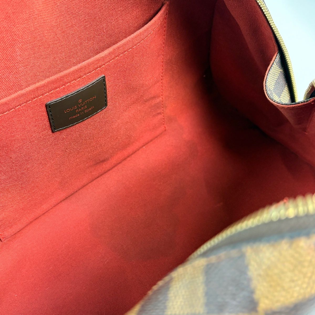 Louis Vuitton Riviera MM Handle Mini Boston Bag Damier Brown — view 7