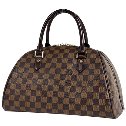 Louis Vuitton Riviera MM Handle Mini Boston Bag Damier Brown