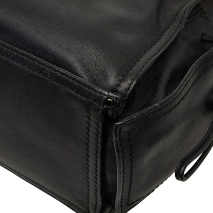 Loewe Tote Shoulder Bag Black Leather — view 6