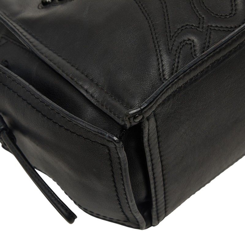 Loewe Tote Shoulder Bag Black Leather — view 5