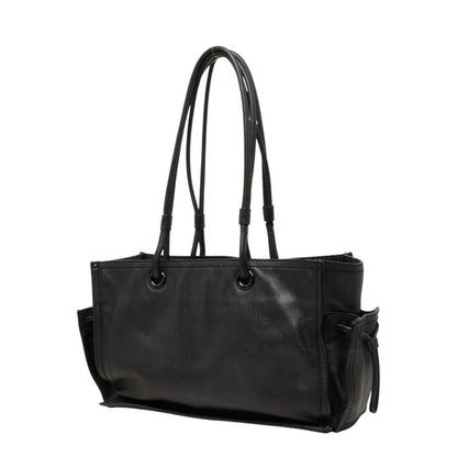 Loewe Tote Shoulder Bag Black Leather — view 2
