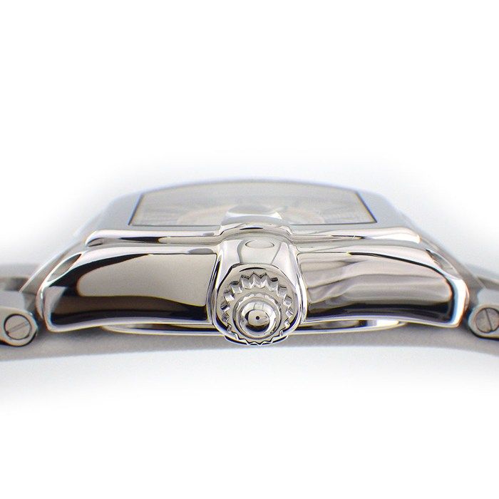 Cartier Watch Roadster SM Tonneau Silver Dial Roman Index Date Luminous Hand SS — view 2