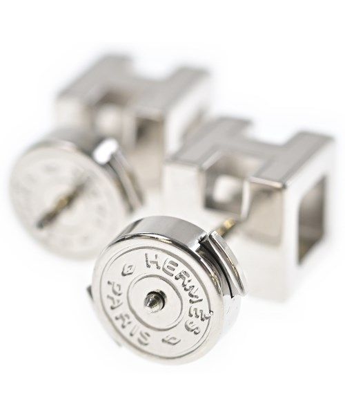 Hermes Earrings Silver — view 2