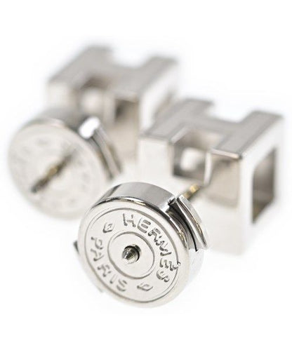 Hermes Earrings Silver — view 2