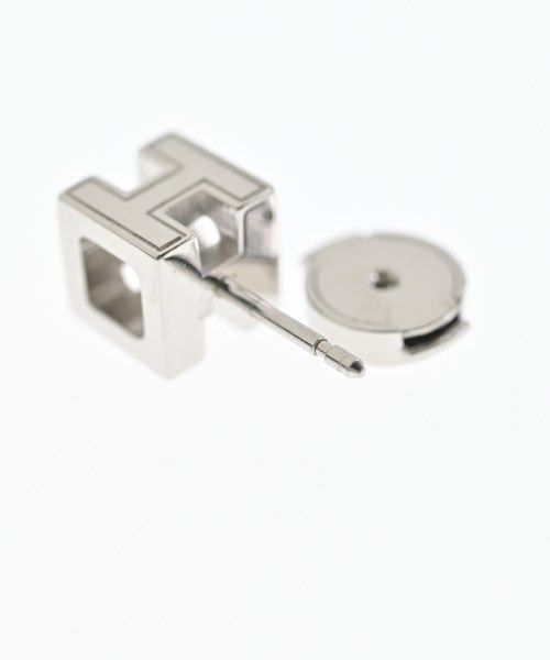 Hermes Earrings Silver — view 3