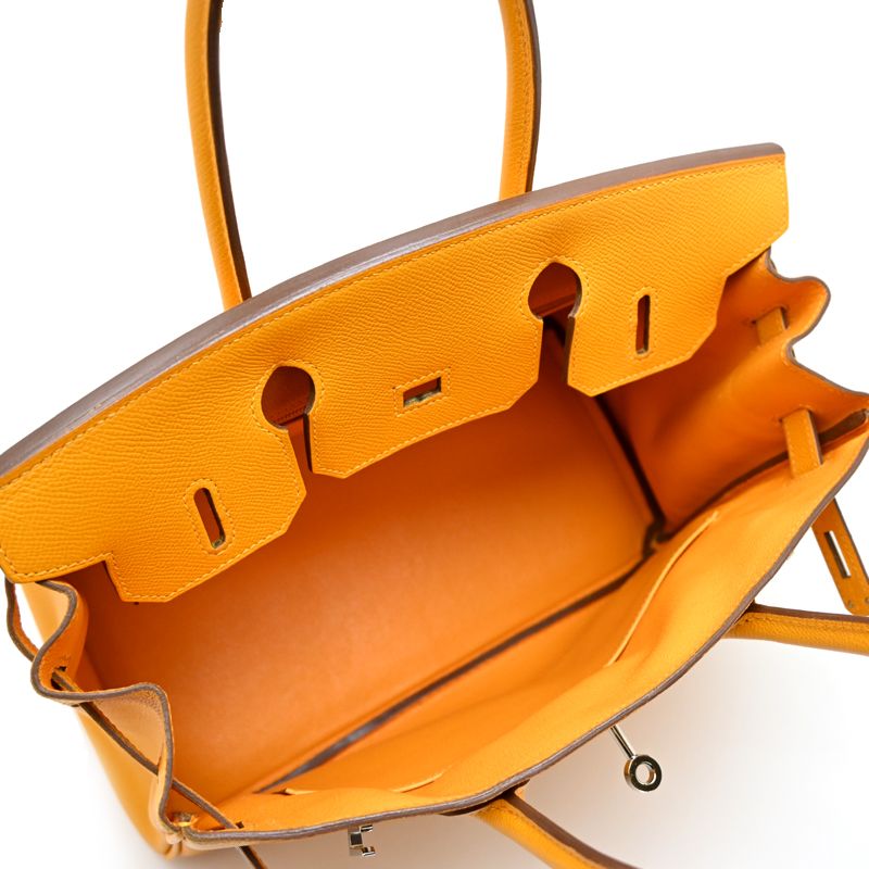 Hermes Handbag Yellow — view 6