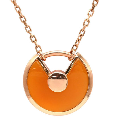 Cartier Necklace Amulette de Cartier XS Orange Pink Gold PG 18k Diamond — view 2