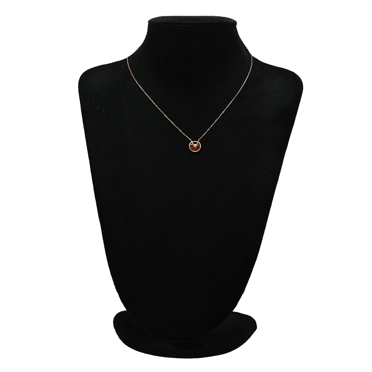 Cartier Necklace Amulette de Cartier XS Orange Pink Gold PG 18k Diamond — view 8