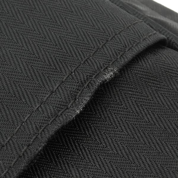 Hermes Business Bag Acapulco Odinatur Toile Chevron Leather Black Silver 2-Way — view 7