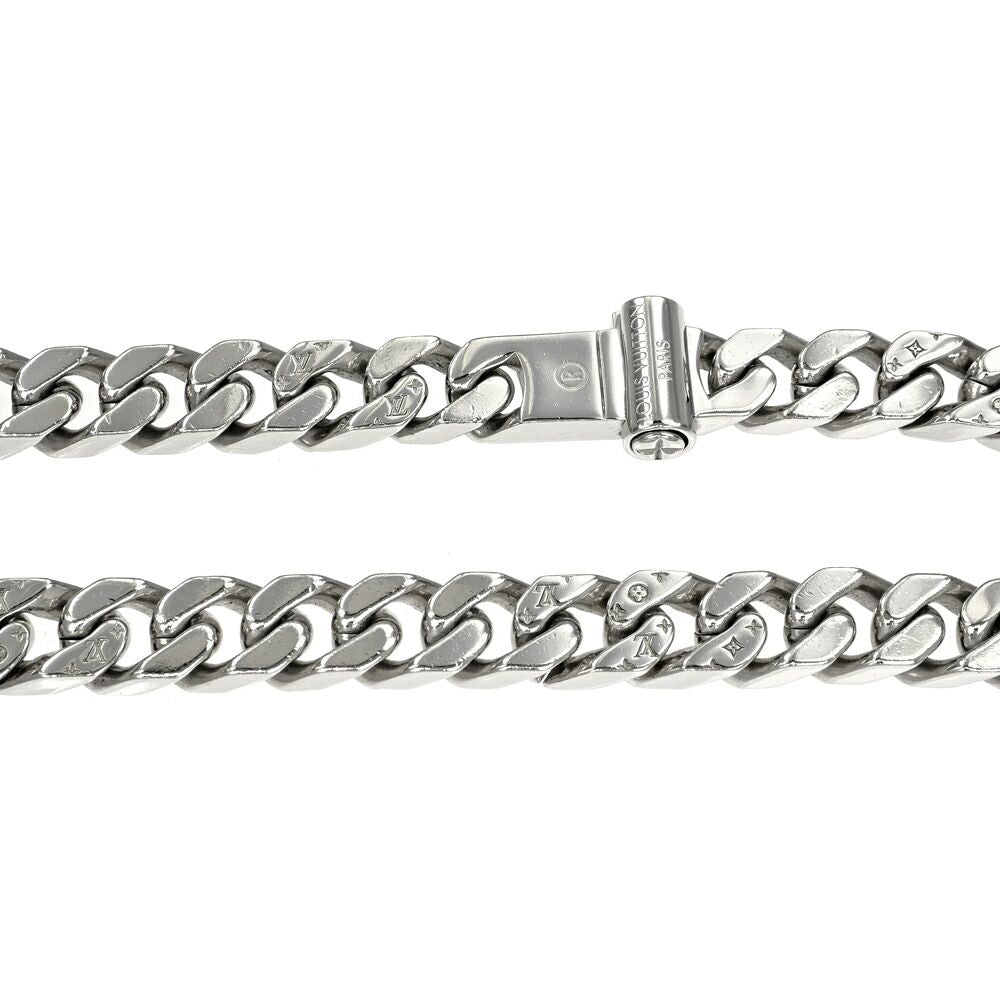 Louis Vuitton Collier LV Chain Silver Necklace — view 4