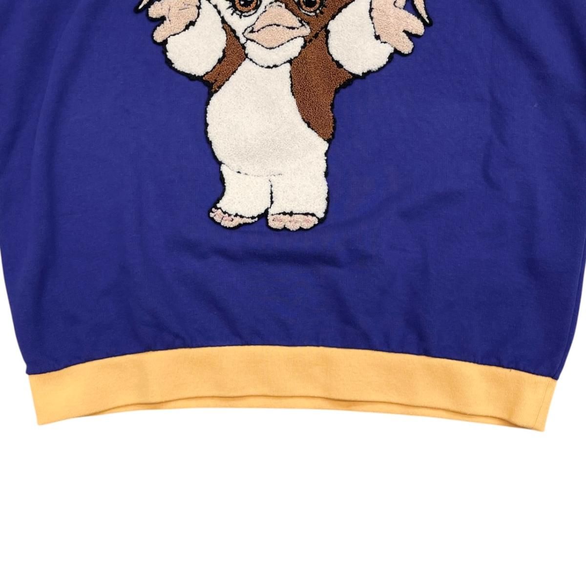 Gucci Hoodie Gremlin Gizmo Sweatshirt Cotton Sequin Logo Purple Yellow M — view 4
