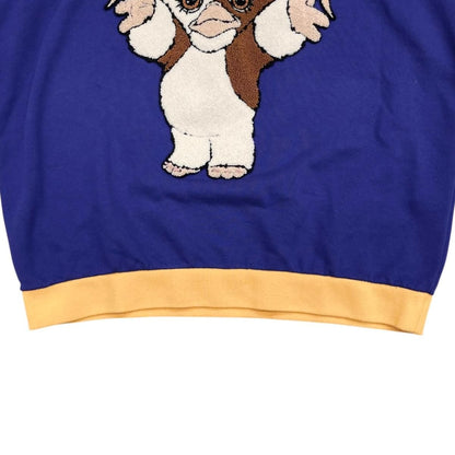 Gucci Hoodie Gremlin Gizmo Sweatshirt Cotton Sequin Logo Purple Yellow M — view 4