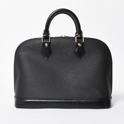 Louis Vuitton Alma PM Handbag Epi Leather Black Gold