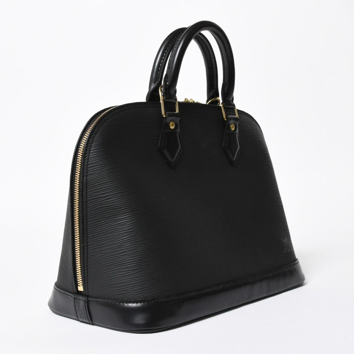 Louis Vuitton Alma PM Handbag Epi Leather Black Gold — view 3