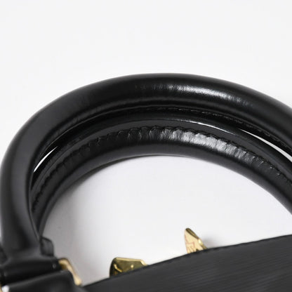 Louis Vuitton Alma PM Handbag Epi Leather Black Gold — view 7