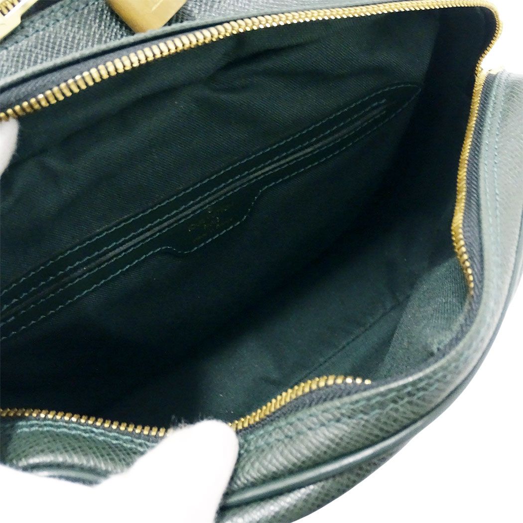 Louis Vuitton Shoulder Bag Taiga Reporter PM Epi Green Simple Daily — view 6