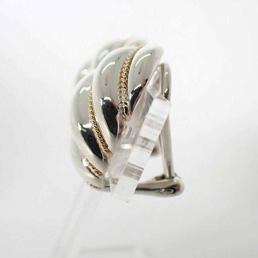 Tiffany & Co 925/750 Vintage Rope Earrings — view 5