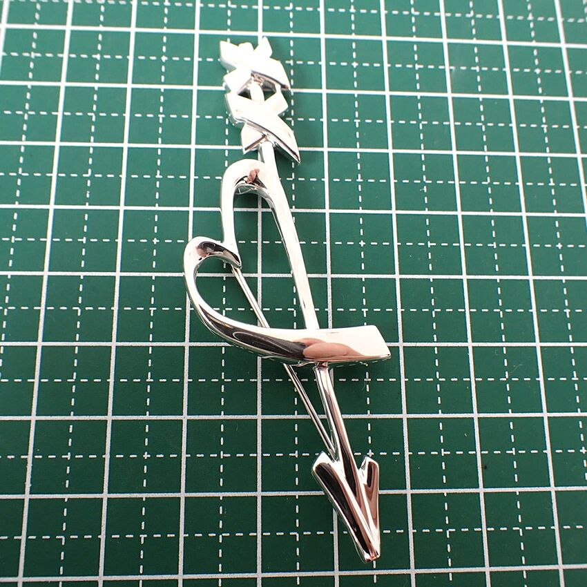Tiffany & Co 925 Loving Heart & Arrow Kiss Brooch — view 8