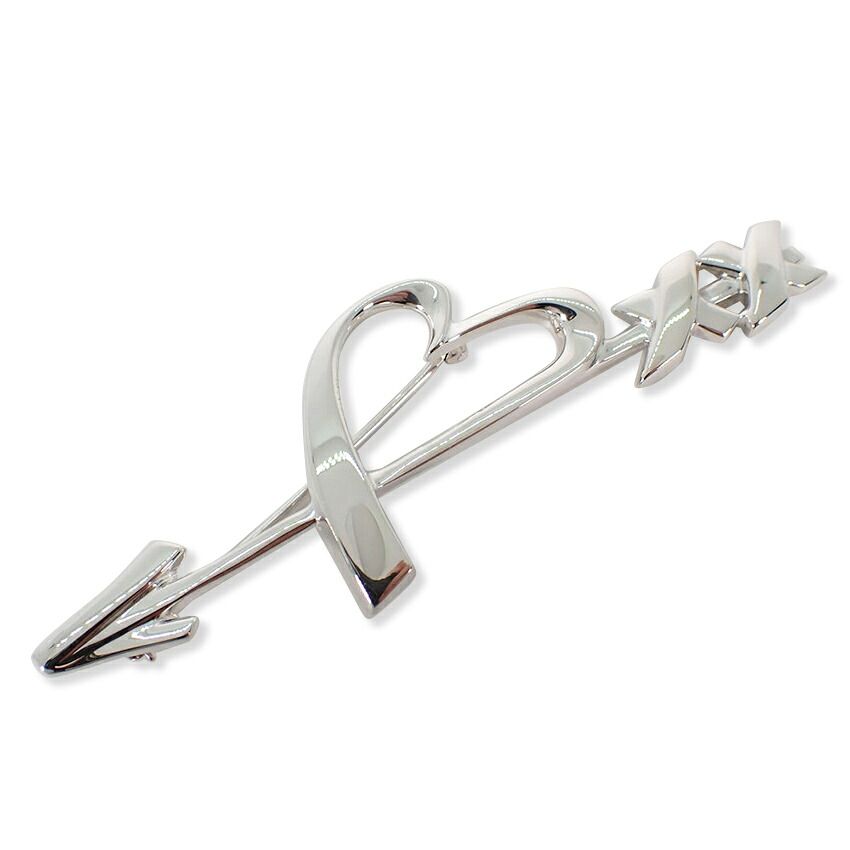Tiffany & Co 925 Loving Heart & Arrow Kiss Brooch