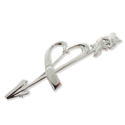 Tiffany & Co 925 Loving Heart & Arrow Kiss Brooch