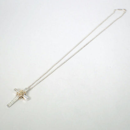 Tiffany & Co 925/750 Signature Cross Necklace — view 5