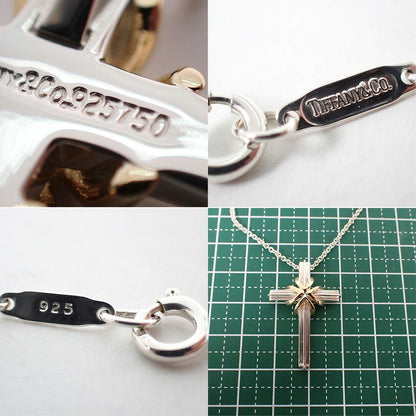 Tiffany & Co 925/750 Signature Cross Necklace — view 8
