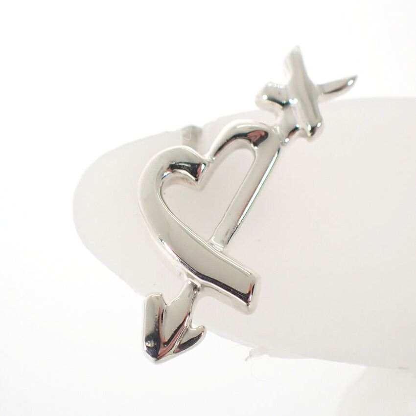 Tiffany & Co 925 Loving Heart & Arrow Kiss Earrings — view 2