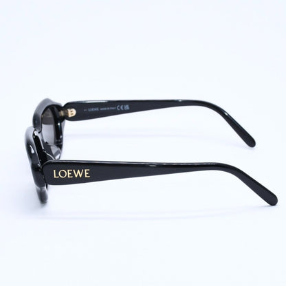 Loewe Rectangular Slim Sunglasses 17 140 Black Gray Eyewear Gold — view 6