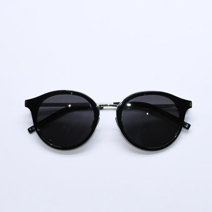 Saint Laurent Boston Shape Sunglasses SL 57 Black Eyewear Silver — view 2
