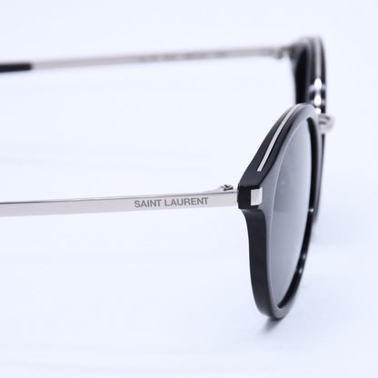 Saint Laurent Boston Shape Sunglasses SL 57 Black Eyewear Silver — view 8