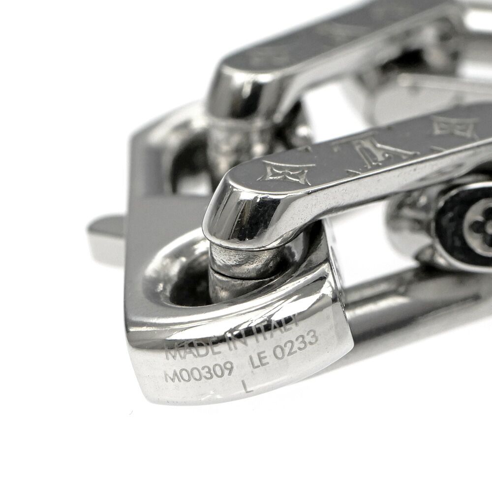 Louis Vuitton Bracelet Monogram Chain Silver — view 4