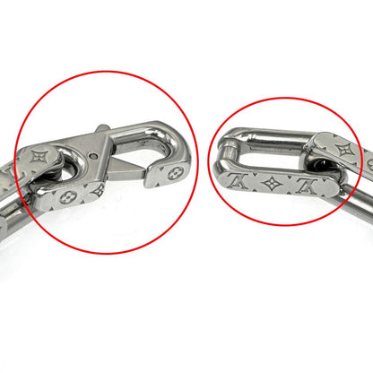 Louis Vuitton Bracelet Monogram Chain Silver — view 6