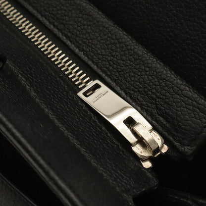 Saint Laurent Paris YSL Cabas Rive Gauche 2-Way Shoulder Bag Leather Black — view 6
