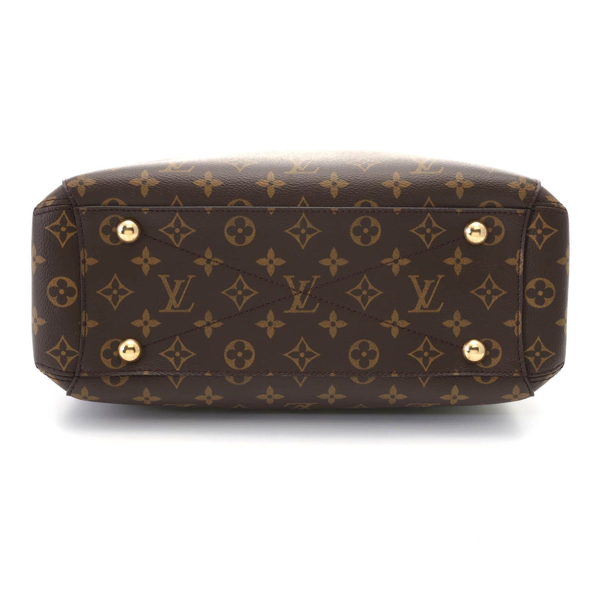Louis Vuitton Montaigne MM Monogram Handbag Canvas Brown — view 3