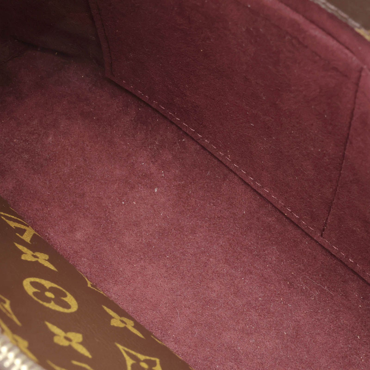 Louis Vuitton Montaigne MM Monogram Handbag Canvas Brown — view 7