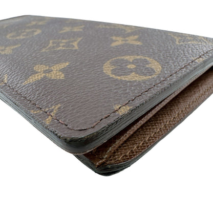 Louis Vuitton Portefeuille Brazza Monogram Leather Brown Wallet Bifold — view 3