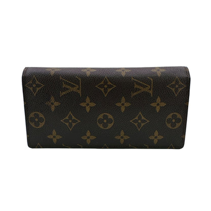 Louis Vuitton Portefeuille Brazza Monogram Leather Brown Wallet Bifold