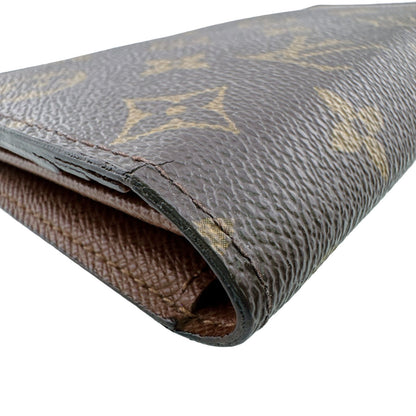 Louis Vuitton Portefeuille Brazza Monogram Leather Brown Wallet Bifold — view 4