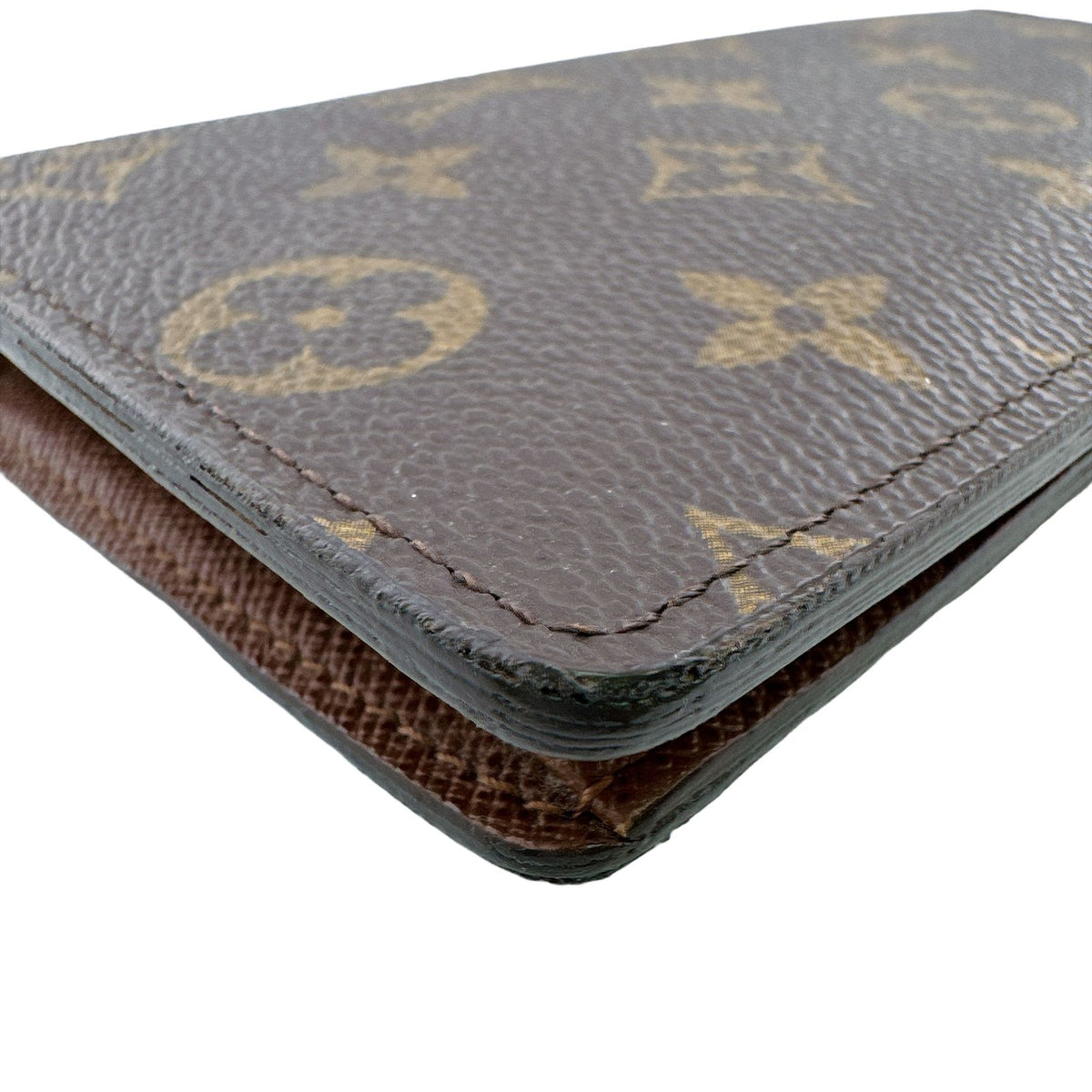 Louis Vuitton Portefeuille Brazza Monogram Leather Brown Wallet Bifold — view 2