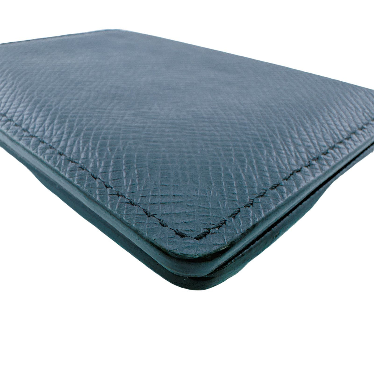 Louis Vuitton Taiga Pocket Organizer Card Case Compact Wallet Black — view 3